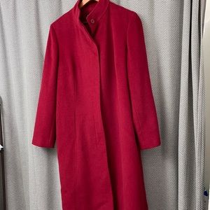 - Ann Taylor red pea coat